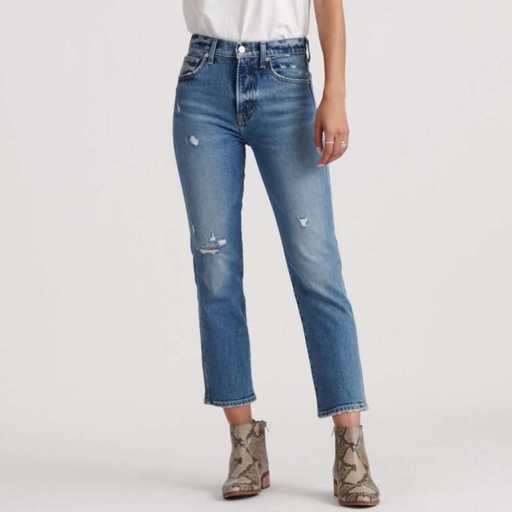 Lucky Brand Authentic Straight Crop Jeans